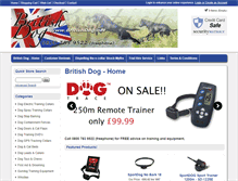 Tablet Screenshot of britishdog.net